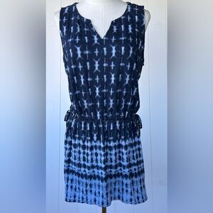 J. Jill Women’s‎ Tie-Dye Linen Sun Dress Sleeveless Size Medium